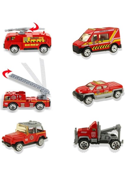 Itfaiye Kamyonları Oyuncaklar Boys Için Kurtarma Aracı Araç Seti Çocuk Çocuklar Mini Itfaiye Kamyonları Ambulans Oyuncaklar Boys Için 3 4 5 Yaşında (Yurt Dışından) modelleri