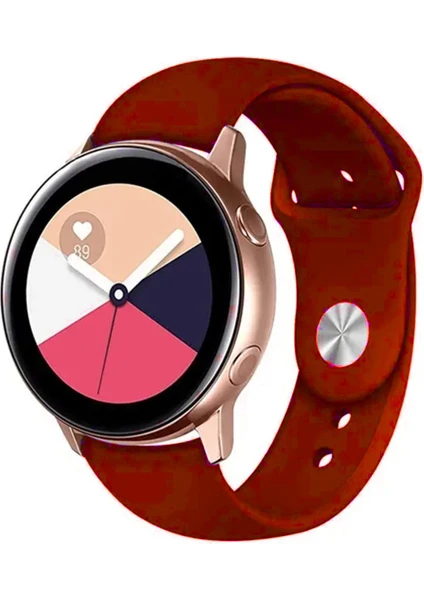 Huawei Watch Gt2 Pro 46MM Uyumlu Klasik Kordon - Bordo