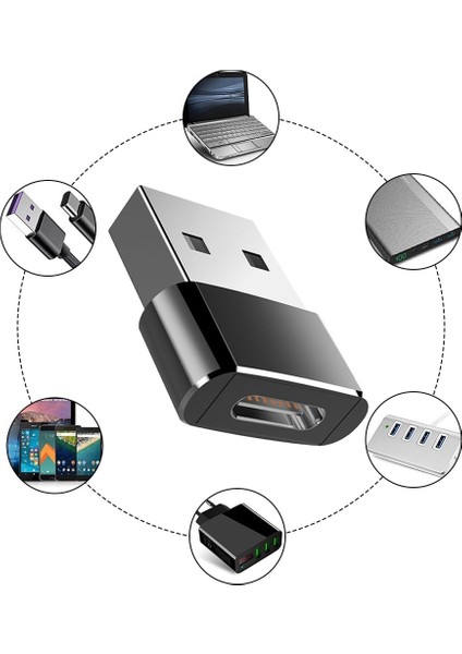 Otg USB C Tipi Adaptör USB Tip-C Veri Dönüştürücü Tip-C Otg Adaptörü iPhone 12 13 Pro Max Telefon Için Evrensel USB Şarj Cihazı (Yurt Dışından) fırsatları