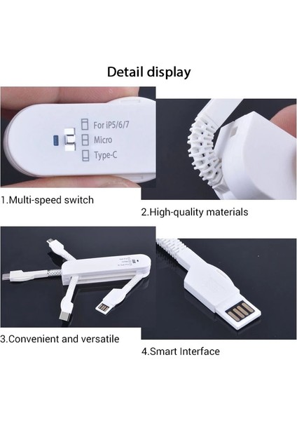 3 In 1 Tip C Şarj Adaptörü Çok Fonksiyonlu Xiaomi Samsung Için Usb-C Android Telefon Tablet Şarj Veri Iletimi (Yurt Dışından) indirimleri