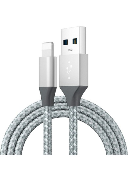 I-Phone Hızlı Şarj Için Şarj Kablosu Telefon Naylon Örgülü Veri Kablosu (Yurt Dışından) fiyatları
