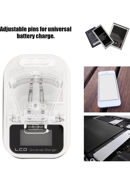 Evrensel Pil Şarj Cihazı Seyahat USB Duvar Şarjı LCD Ekran ile Cep Cep Telefonu Kamera Nokia Için Samsung Için (Yurt Dışından) indirimleri