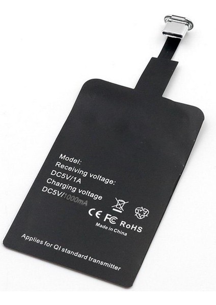 Kablosuz Şarj Adaptörü Kablosuz Alıcı Tip-C/an-Droid/a-Pple Arayüzü (Yurt Dışından)