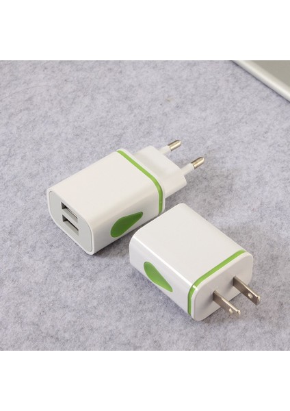 USB Şarj Aleti Seyahat Hızlı Şarj Adaptörü Taşınabilir Çift Duvar Şarj Cihazı Cep Telefonu Şarj Cihazları iPhone 12 11 Xr Samsung S9 Xiaomi (Yurt Dışından) modelleri