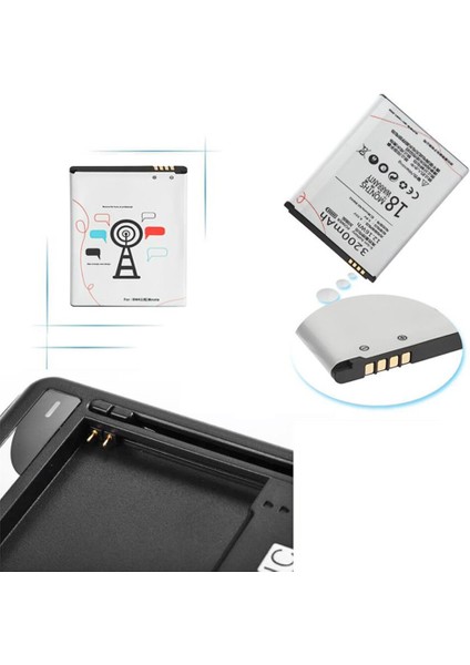 USB Çıkış Bağlantı Noktası Şarj Cihazı ile Evrensel Mobil Pil Şarj Cihazı Çoğu Pil Için Cep Telefonları Için LCD Gösterge Ekranı Abd Tak (Yurt Dışından) indirimleri