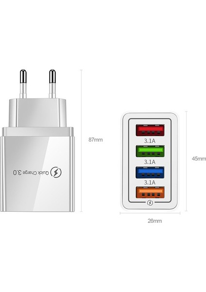 Ab/abd Plug USB Şarj Aleti Hızlı Şarj 3.0 Telefon Adaptörü Için Huawei Mate 30 Tablet Taşınabilir Duvar Mobil Şarj Cihazı Hızlı Şarj Cihazı (Yurt Dışından) fırsatları