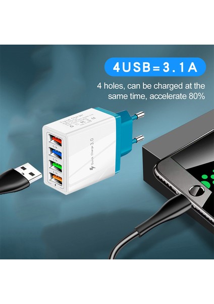 Ab/abd Plug USB Şarj Aleti Hızlı Şarj 3.0 Telefon Adaptörü Için Huawei Mate 30 Tablet Taşınabilir Duvar Mobil Şarj Cihazı Hızlı Şarj Cihazı (Yurt Dışından) indirimleri
