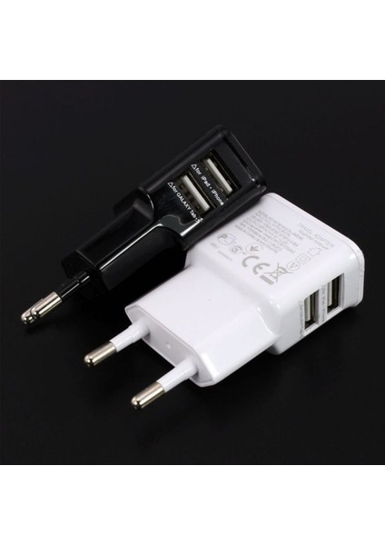2 USB Ab Tak Cep Telefonu Şarj Cihazı Güç Adaptörü Çift USB Seyahat Taşınabilir Iphone Samsung Şarj Cihazı USB Şarj Cihazı 1A (Yurt Dışından)