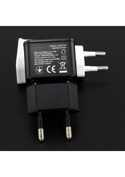 2 USB Ab Tak Cep Telefonu Şarj Cihazı Güç Adaptörü Çift USB Seyahat Taşınabilir Iphone Samsung Şarj Cihazı USB Şarj Cihazı 1A (Yurt Dışından) modelleri