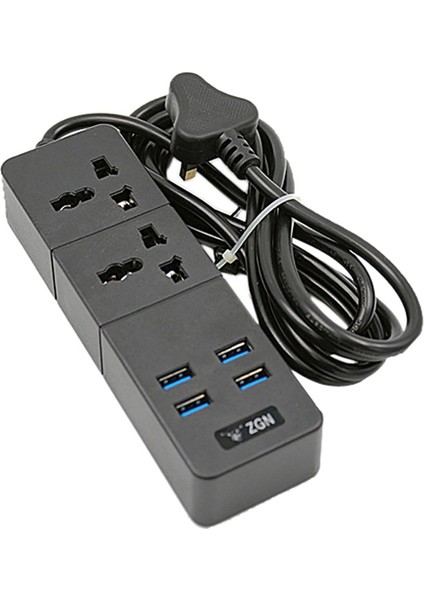 4 USB ve 2 Çıkış Bağlantı Noktalı Şerit Dalgalanma Koruyucusu 2500W 10A Ev Için 6,5 Feet Uzatma Kablosu (Yurt Dışından) fiyatları