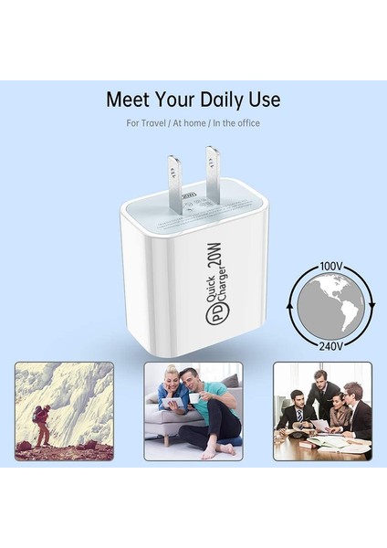 USB C Pd Şarj Cihazı, Güç Bağlantı Noktası 20W Gan Pps Hızlı Şarj Cihazı Tip C, iPhone 14 13 12 Air Için Telefon Şarj Cihazı, iPad Pro, Xiaomi Huawei Için (Yurt Dışından) fırsatları