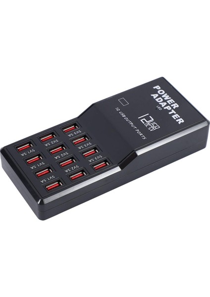 12 Bağlantı Noktalı Akıllı Şarj Istasyonu USB Şarj Istasyonu Aile ve Ofis Kullanımı Için Evrensel Uyumluluk Şarj Istasyonunun USB Şarj Cihazı (Yurt Dışından)