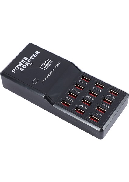 12 Bağlantı Noktalı Akıllı Şarj Istasyonu USB Şarj Istasyonu Aile ve Ofis Kullanımı Için Evrensel Uyumluluk Şarj Istasyonunun USB Şarj Cihazı (Yurt Dışından) fırsatları