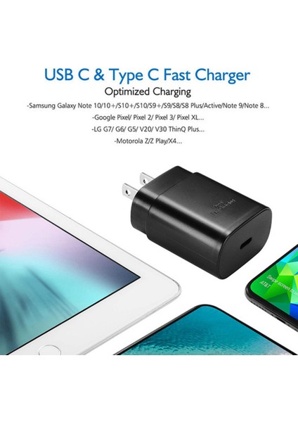 Fantasygoods 25W Pd Süper Hızlı Şarj Adaptörü Usb-C - Usb-C Kablosu Samsung Note 20 S21 Ultra S20 + S20 Fe NOTE10 + A71 Pps Şarj Cihazı (Yurt Dışından) fırsatları