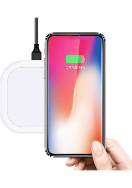 Kare Kablosuz Şarj Cihazı Kablosuz Şarj Cihazı (Yurt Dışından) fırsatları