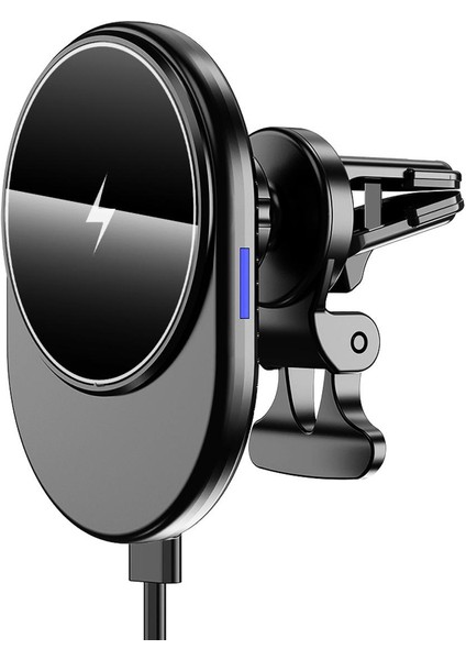 Kokko D8 Manyetik Araç Kablosuz Şarj Cihazı Hava Firar Taşınabilir Hızlı Şarj Telefon Tutucu IPHONE12 Serisi (Yurt Dışından)