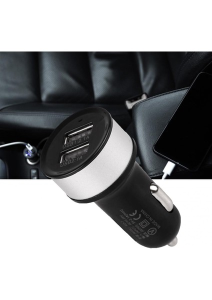 Samsung Galaxy S6 iPhone 5 6 6s Için 2 Bağlantı Noktalı Çift USB 3.1A Araç Şarj Adaptörü (Yurt Dışından)