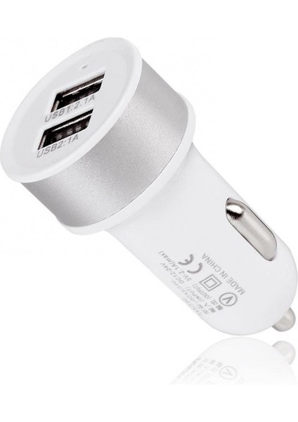 Samsung Galaxy S6 iPhone 5 6 6s Için 2 Bağlantı Noktalı Çift USB 3.1A Araç Şarj Adaptörü (Yurt Dışından) modelleri