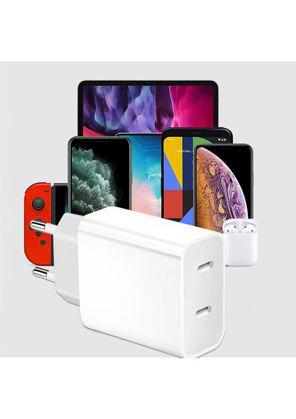 20W Ab Tak Çift Pd Şarj Cihazı Xiaomi 12 Pro Için Hızlı Şarj Cihazı iphone 13 13 Pro 12 11 Tip-C Şarj Telefon Gücü iphone 14 (Yurt Dışından) modelleri