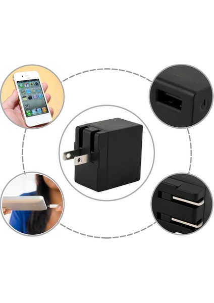XPA06 Katlanır Tl Ev Duvar Adaptörü Hızlı Şarj Adaptörü Siyah/beyaz (Yurt Dışından) fiyatları