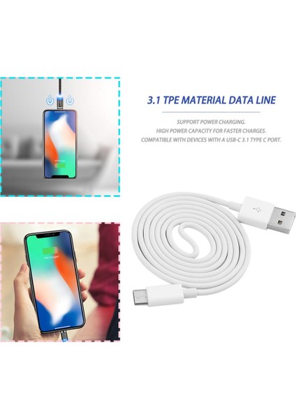 Usb-C 2.0 Tip C Erkek Tip A Erkek Tpe Veri Şarjı Hızlı Şarj Kablosu (Yurt Dışından) fırsatları
