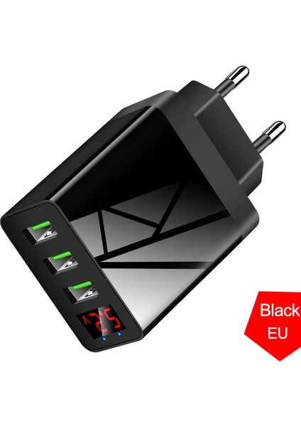 V 3.1A Dijital Ekran USB Şarj Aleti 3 Port USB Hızlı Şarj Duvar Cep Telefonu Şarj Cihazları iPhone Samsung S10 Xiaomi Tablet (Yurt Dışından) indirimleri