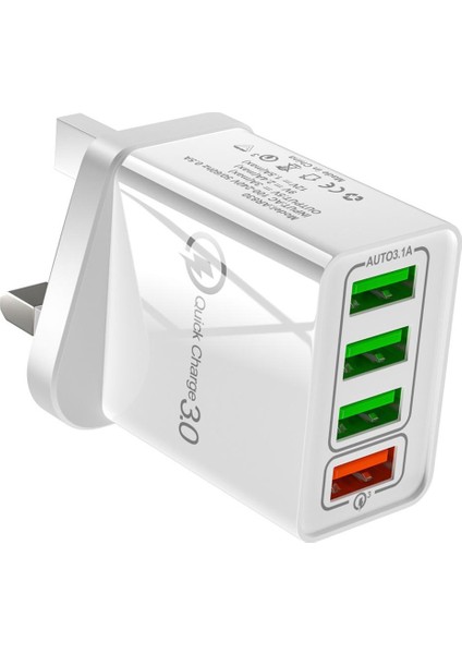 48W Pd 18W + Qualcomm Süper Hızlı Şarj 3.0 Hızlı Şarj Şarj Adaptörü C Tipi Fiş Apple Şarj Adaptörü Seyahat USB Şarj Istasyonu Tüm Telefonlar Evrensel (Yurt Dışından)