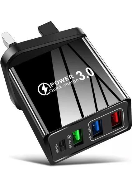 48W Pd 18W + Qualcomm Süper Hızlı Şarj 3.0 Hızlı Şarj Şarj Adaptörü C Tipi Fiş Apple Şarj Adaptörü Seyahat USB Şarj Istasyonu Tüm Telefonlar Evrensel (Yurt Dışından) fiyatları