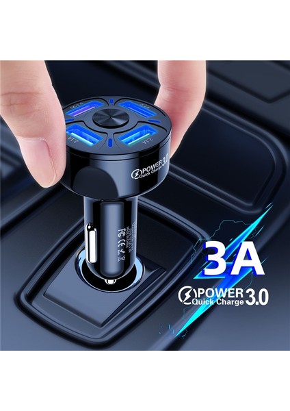 Portlu Araç USB Şarj Aleti Hızlı Şarj 3.0 4.0 Evrensel 7A Hızlı Şarj Qc3.0 Qc4.0 Telefon Araba Şarjı iPhone Xiaomi Için Arabada (Yurt Dışından) fiyatları