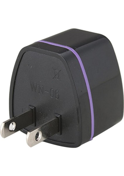 Abd Güç Soketi Fişi Seyahat Duvar Güç Şarj Cihazı Çıkışı Adaptör Soketi Siyah Abd Fişi 2 Pins (Yurt Dışından)