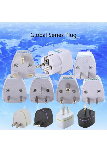 Abd Güç Soketi Fişi Seyahat Duvar Güç Şarj Cihazı Çıkışı Adaptör Soketi Siyah Abd Fişi 2 Pins (Yurt Dışından) modelleri