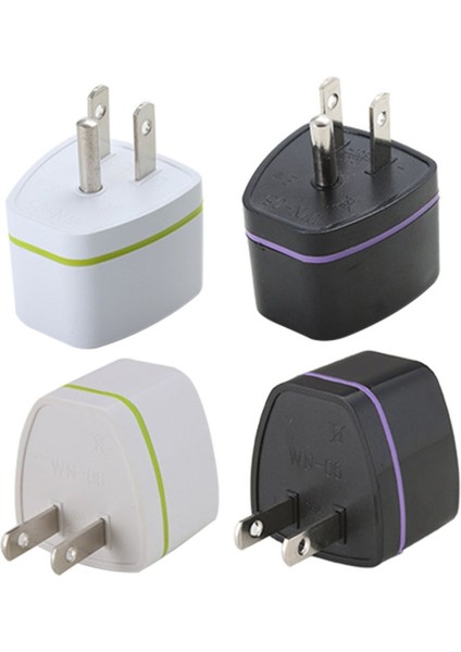 Abd Güç Soketi Fişi Seyahat Duvar Güç Şarj Cihazı Çıkışı Adaptör Soketi Siyah Abd Fişi 2 Pins (Yurt Dışından) fırsatları