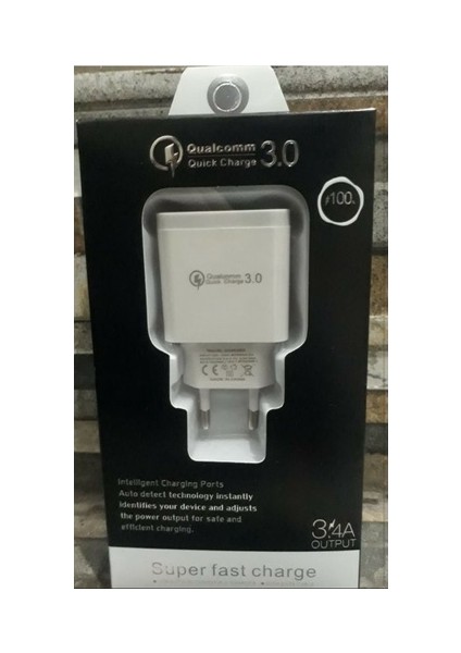 Zor Sat! Qualcomm 3.0 Hızlı Şarj Adaptörü (Yurt Dışından) fiyatları