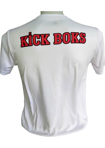 Kick Boks Tişört (Beyaz)