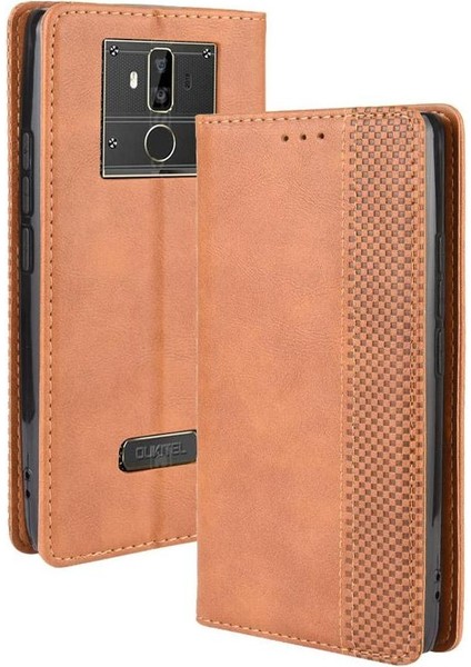 Oukitel K7/k7 Pro Manyetik Kapatma Cüzdan Pu Deri Telefon Kılıfı (Yurt Dışından)