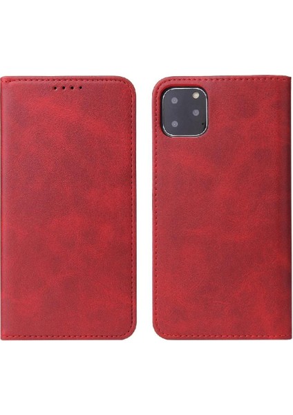 Iphone 11 Için Pro Max Tam Koruma Deri Folio Flip Case Kart Telefon Kılıfı (Yurt Dışından)