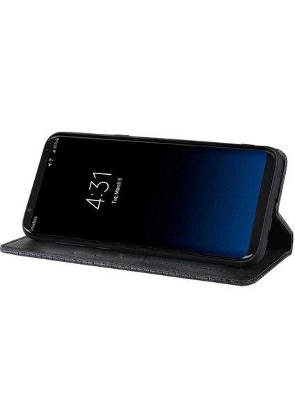 Samsung Galaxy S8 Artı Pu Deri Cüzdan Manyetik Kapatma Telefon Kılıfı (Yurt Dışından)