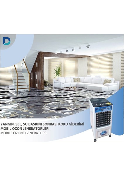 YANGIN SONRASI KOKU GİDERİMİ İÇİN 20 G/H OZON JENERATÖRÜ