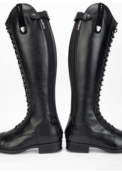 Unisex Deri Siyah Binici Cizmesi Çizme 990 Akıta Cızme Black fırsatları