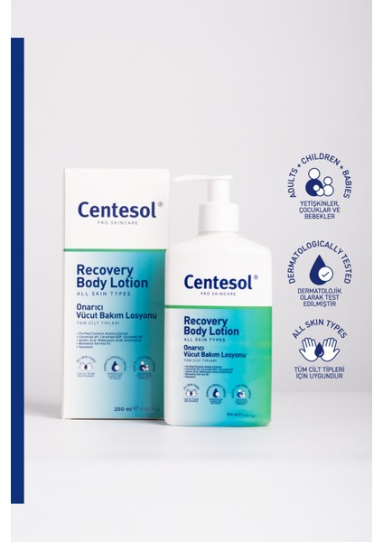 Centesol Recovery Body Lotion Onarıcı Vücut Bakım Losyonu