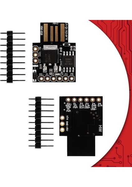 Adet ATTINY85 Digispark I2C LED Rev.3 Kickstarter 5V Iıc Spı USB Geliştirme Kurulu 6 I/o Pin Arduino Için (Yurt Dışından)