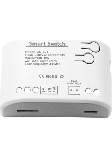 1 Adet 1ch 5V Ac/dc 7-32V Röle Akıllı Anahtar Zigbee Tuya Akıllı Anahtar Uzaktan Kumanda 433MHZ Dıy Akıllı Ev Otomasyonu Kapı Erişim Için (Yurt Dışından)