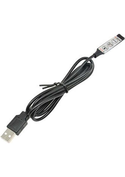 Dc 5 V 12 V Volt Rgb USB Ir Rf Uzaktan Kumanda Kablosuz USB LED Şerit Işık 3/17/24 Tuşları Uzaktan Rgb Smd 3528 5050 LED Şerit (Yurt Dışından)