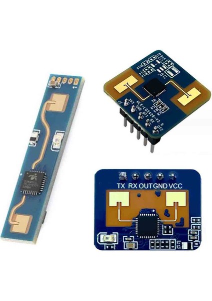 Hi-Link Yeni HLK-LD2410 5V Mini Yüksek Hassasiyet 24GHZ Insan Varlığı Durum Sensörü Radar Modülü Tüketici Elektroniği (Yurt Dışından)
