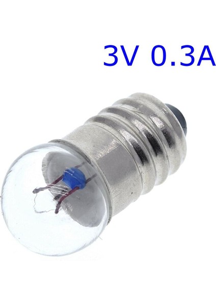 10 Adet Öğrenci Elektrik Deneysel Fizik Sınıfı Kullanılan 0.3A 0.5A 1.5V 2.5V 3.8V 6V Küçük Akkor Ampuller (Yurt Dışından)