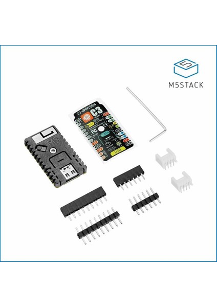 M5STACK Resmi M5STAMP C3 Mate ve Pin Başlıkları (Yurt Dışından)