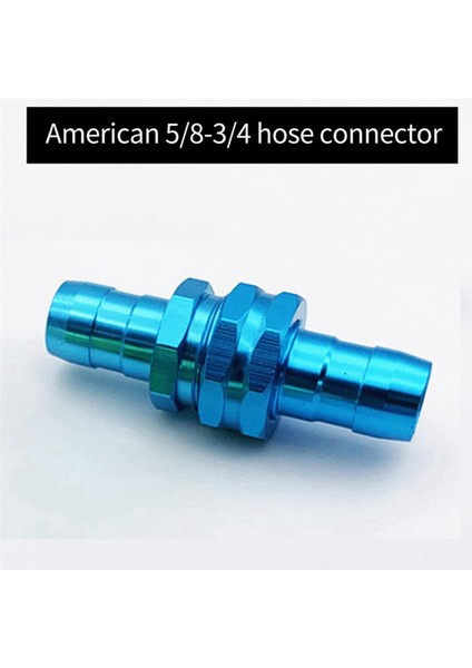 5/8 Inç Bahçe Hortumu Konnektörleri Bahçe Hortumu Tamir Takımları Alüminyum Su Hortumu Tamircisi Dayanıklı Alüminyum, Mavi (Yurt Dışından)