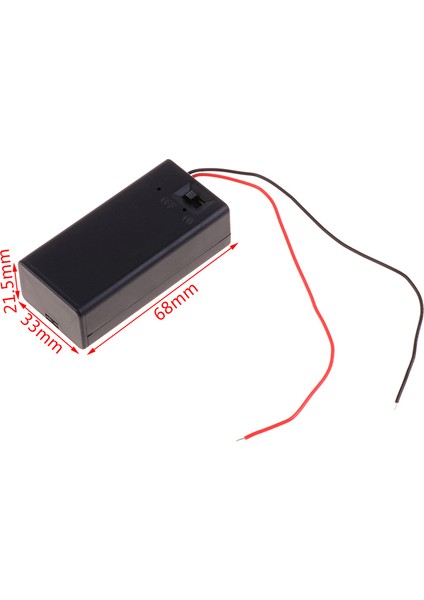Açma/kapama Anahtarlı 9V Pil Tutucu Kılıfı 9 Volt Kutu Paketi Kapağı Karşılaşması (Yurt Dışından) modelleri