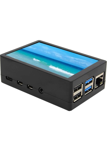 Raspberry Pi 4 B Için 3,5 Inç Tft LCD Kontak Ekranı 320X480 Çözünürlük Abs Kasa + Dokunmatik Kalem (Yurt Dışından)