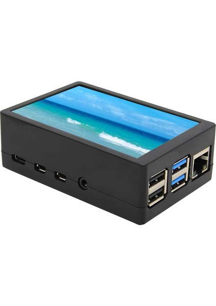Raspberry Pi 4 B Için 3,5 Inç Tft LCD Kontak Ekranı 320X480 Çözünürlük Abs Kasa + Dokunmatik Kalem (Yurt Dışından)